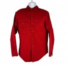 Vintage JCPenney Mens Red Quilted Flannel Shirt Jacket Size Medium Vintage JCPenney Mens Red Quilted Flannel Shirt Jacket Size Medium