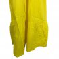 The Drop April Tiered Midi One-Shoulder Yellow Dress Size M Elastic Waist Women