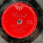 Tab Smith His Velvet Tenor & Fabulous Alto 78 RPM Vinyl Dee Jay Special/United