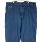 Full Blue Mens Relaxed Fit Straight Leg Blue Denim Jeans Size 44x30