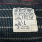Mossimo Supply Co Mens Striped Henley Long Sleeve Shirt Large Athletic Fit