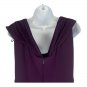 Patra Womens Purple Cowl Neck Embellished Waist Cocktail Dress Size 8