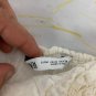 Zara Womens White Smocked Waist Cotton & Viscose Skirt Size Medium