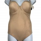 Wacoal Reshape Strapless Shaping Bodybriefer 38D Beige Moderate Control Nude