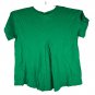 Blue b Collection Green Sequin Cowboy Boot Graphic T-Shirt Size Large
