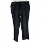 Chicos Womens Petite Black Denim Stretch Pull-On Elastic Waist Pants Size 18P