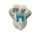 Hand-Painted Ceramic Bunny Candy Dish With Floral Design