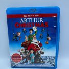Arthur Christmas Blu Ray DVD Combo Animated Comedy Sony Pictures Family Fun