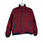 Lands' End Men's Nylon Jacket Size L 42-44 Burgundy