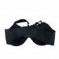 Aisilin Black Full Coverage Underwire Bra Gold Front Clasp Closure 44D