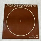 Word & Worship 8 Benziger Bros Sides 1 & 2 1967 Vinyl 33RPM Religious Hymns Good