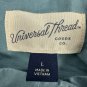 Universal Thread Womenâs Blue Blouse L Button Front Lightweight Relaxed Fit