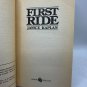 First Ride Janice Kaplan 1982 Paperback Young Adult Fiction Avon Flare Pre-Owned