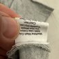 Isa & Ella Cropped Womens T-Shirt Small Gray Cotton Short Sleeve Casual Wear