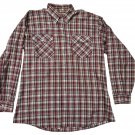 Big Mac Mens Red Plaid Button-Up Work Shirt USA XL Long-Sleeve Cotton Durable Big Mac Mens Red Plaid Button-Up Work Shirt USA XL Long-Sleeve Cotton Durable