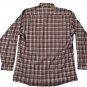 Big Mac Mens Red Plaid Button-Up Work Shirt USA XL Long-Sleeve Cotton Durable