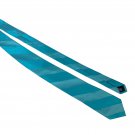 Stafford Performance Mens Turquoise Striped 100% Silk Neck Tie Stafford Performance Mens Turquoise Striped 100% Silk Neck Tie