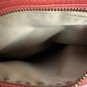 Coach Ashley Womens Leather Shoulder Bag In Red With Gold Accents