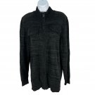 APT. 9 Mens Gray Full Zip Cardigan Sweater Size M Long Sleeve Mock Neck Cotton APT. 9 Mens Gray Full Zip Cardigan Sweater Size M Long Sleeve Mock Neck Cotton