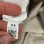 Under Armour ColdGear Mens Hoodie Small Loose Fit Tan & Orange Logo Lightweight