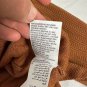 Club Room Mens XL Orange Sweater 100% Cotton Herringbone Knit Pullover Casual