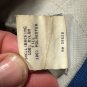 Swingster Vintage Blue Satin Bomber Jacket Mens XL Snap Front Striped Trim USA