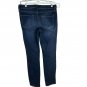 A.n.a Womens Skinny Ankle Jeans Size 6 Dark Wash Stretch Denim Cotton Blend