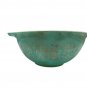 Vintage Pyrex Turquoise Amish Butterprint Mixing Bowl 4Qt Farmhouse Motif Retro