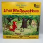 Walt Disney Little Red Riding Hood & Best Loved Fairy Tales LP 33 RPM Disneyland