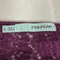Maurices Womens Long Sleeve Purple Lace Top Size L