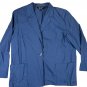 Sag Harbor Petite Womens Blazer 16P Blue Long Sleeve One-Button Career Jacket