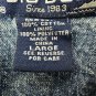 Big Dogs Womens Denim Fur Collar Jacket Large Button Up Vintage Blue