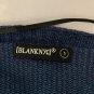 Blanknyc Size S Tie-Dye Knit Sweater In Blue & White Long Sleeve