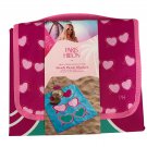 Paris Hilton Pink/Blue Heart Sunglasses 60x70 Beach Picnic Blanket NEW Paris Hilton Pink/Blue Heart Sunglasses 60x70 Beach Picnic Blanket NEW