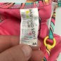 Maui & Sons Womens Bikini Swimsuit 8 Multicolor Stripe Halter Top & Tie Bottom