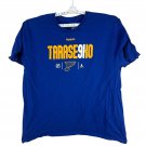 Reebok St. Louis Blues Tarasenko 91 NHL Player T-Shirt XL Blue Graphic Design Reebok St. Louis Blues Tarasenko 91 NHL Player T-Shirt XL Blue Graphic Design
