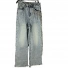 Blueb. Medium Wash Frayed Hem Jeans With Rhinestone Detailing For Women Blueb. Medium Wash Frayed Hem Jeans With Rhinestone Detailing For Women
