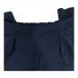 G By Giuliana Navy Paper-Bag Waist Pleated Shorts Size L