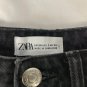 Zara Womens Black High-Rise Distressed Jeans Size 24