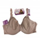 Fit For Me By Fruit Of The Loom Plus Size 360° Stretch Bra 42DDD Rose FT967 Fit For Me By Fruit Of The Loom Plus Size 360° Stretch Bra 42DDD Rose FT967