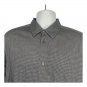 Ted Baker London Mens Small Black/Gray Micro Print Button-Up Shirt Casual