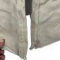 Blue B Womens Khaki Rhinestone Fringe Flare Jeans Size Small Stylish Retro