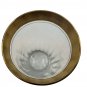 Vintage Tiffin-Franciscan Minton Glass Tumbler Gold-Encrusted Floral Rim Band