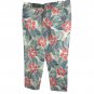 Ann Taylor Factory Womens Floral Print Cropped Pants Size 10 Cotton/Spandex