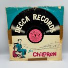 Frank Luther Manners Can Be Fun Decca Childrens Series CU 105 Vinyl LP 33 RPM