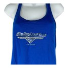Harley-Davidson Womens Las Vegas Cafe Blue Racerback Tank Top Small