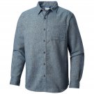 Columbia Glenallen EXS Mens XL Shirt Jacket Long-Sleeve Blue Speckle Columbia Glenallen EXS Mens XL Shirt Jacket Long-Sleeve Blue Speckle