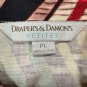 Drapers & Damons Petites PL Multicolor Abstract Print Button-Up Jacket Cotton Bl