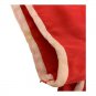 J. Crew Womens Red Silk Blend Short Sleeve Top Size 4 Contrast Trim Blouse