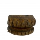 Vintage Wooden Architectural Salvage Carved Rustic Finial Furniture Accent
